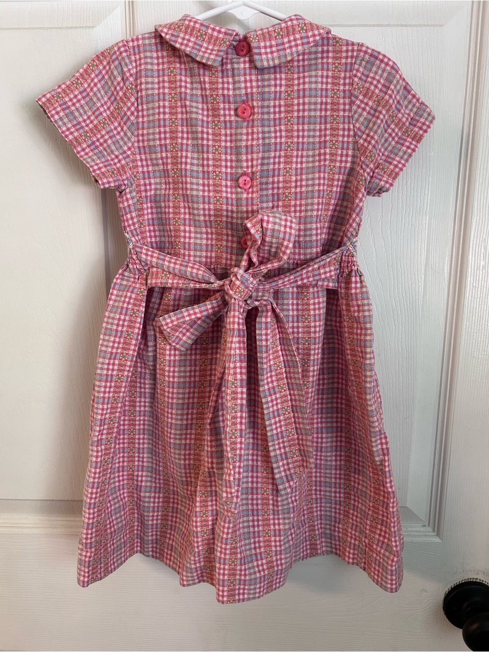 Vintage Smocked Bundle Toddler Girls Dresses 2T - Picture 6 of 16